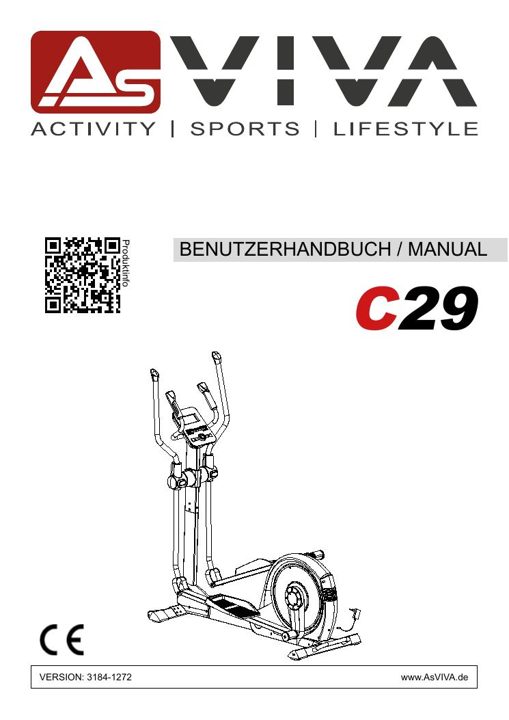 Vélo elliptique C29 Pro