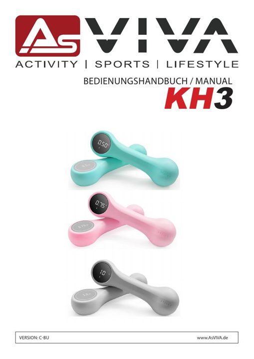 Set d'haltères Power Boost KH3 – 0,5 + 0,75 + 1 kg