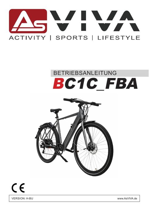 E-Bike Urban City BC1C – 28 pouces