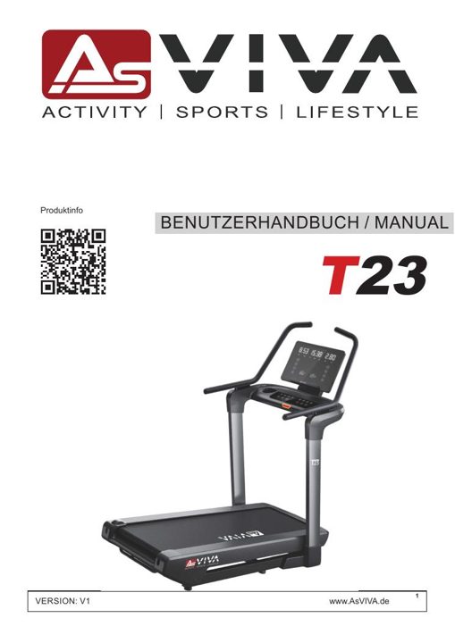Tapis de course T23 Pro Climb Treadmill