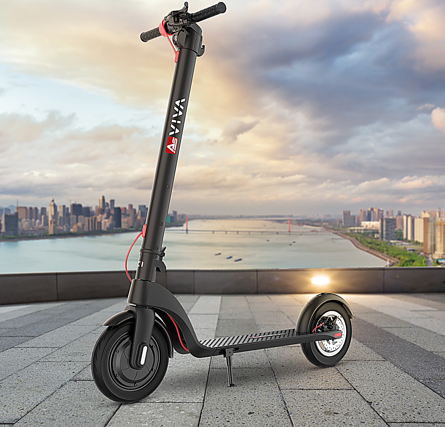 AsVIVA ES01 E-Scooter – klappbarer Elektro-Tretroller mit Merkmalen im Überblick
