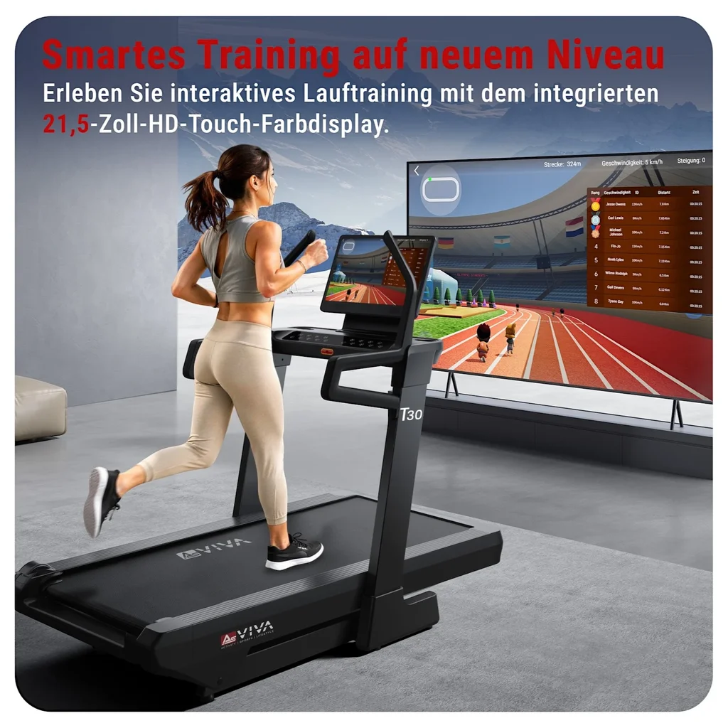21,5" HD-Touchdisplay – smartes Training auf neuem Niveau