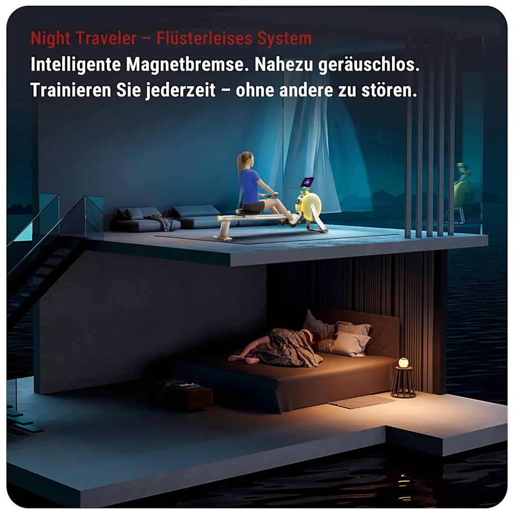 Leises Magnetbremssystem für Wohnungen