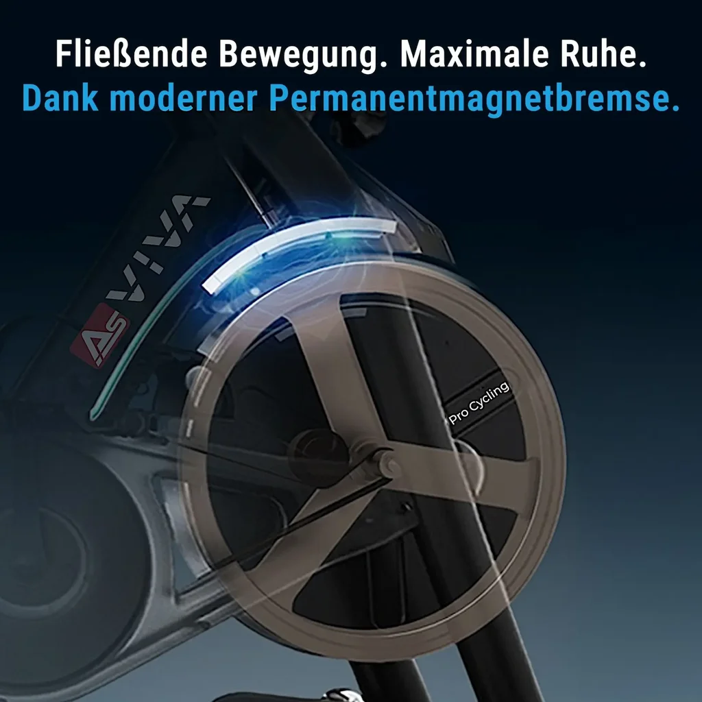 Wartungsarme Magnetbremse & flüsterleiser Riemenantrieb