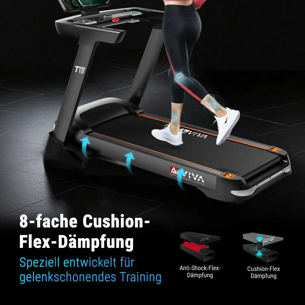 8-fache Cushion-Flex-Dämpfung – gelenkschonend laufen